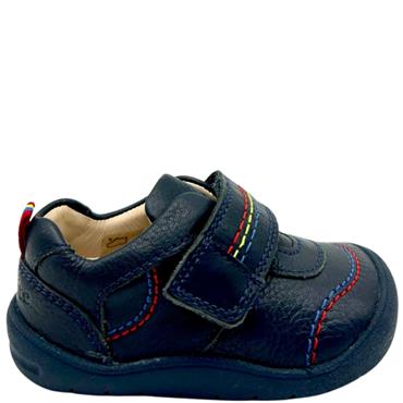 STARTRITE BOYS G FIT VELCRO STRAP SHOE - NAVY